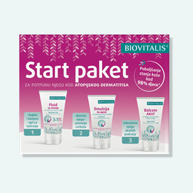  Start paket kod atopijskog dermatitisa