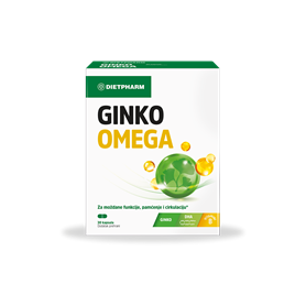  Ginko Omega, 60 kapsula, dodatak prehrani
