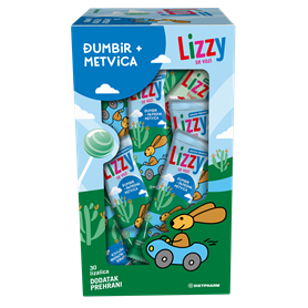  Lizzy se vozi lizalica, dodatak prehrani