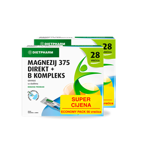  Magnezij 375 Direkt + B kompleks granule DUO PAKIRANJE