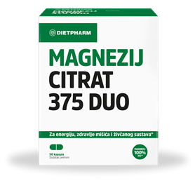  Magnezij citrat 375 DUO kapsule