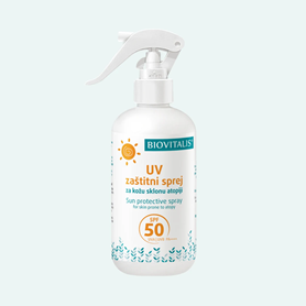  UV zaštitni sprej za kožu sklonu atopiji SPF50