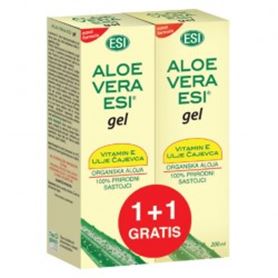  ALOE VERA gel obogaćen vitaminom E i uljem australskog čajevca, 200ml 1+1 GRATIS  