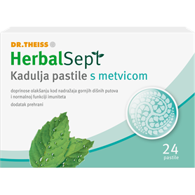 HerbalSept Kadulja pastile s metvicom