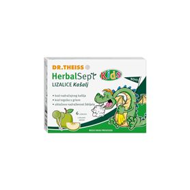 HerbalSept Kids cough - Lizalice za djecu protiv kašlja - JABUKA 