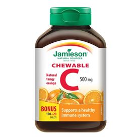  Vitamin C 500mg tablete za žvakanje, okus naranče
