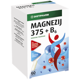  Magnezij 375 + B6 kapsule