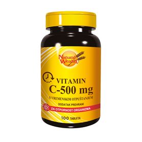  Vitamin C-500mg s vremenskim otpuštanjem, 100 tableta
