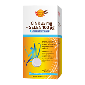  Cink 25mg + Selen 100µg