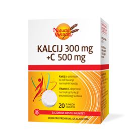  Kalcij 300mg + C 500mg