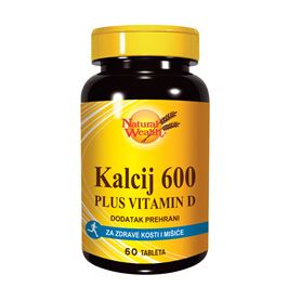  Kalcij 600 + Vitamin D, dodatak prehrani