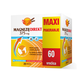  Magnezij Direkt 375 mg +B+C MAXI pakiranje
