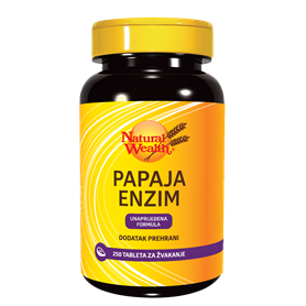  Papaja enzim, 250 tableta, dodatak prehrani