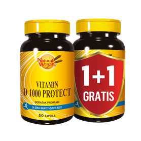  Vitamin D 1000 Protect 1+1 GRATIS