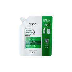  Dercos Šampon protiv prhuti DS za normalnu do masnu kosu, 390ml REFIL  