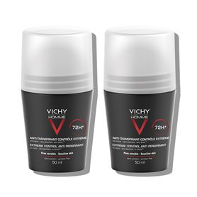  Deodorant Homme Antiperspirant roll-on za zaštitu od znojenja do 72h DUOPACK (bijeli)